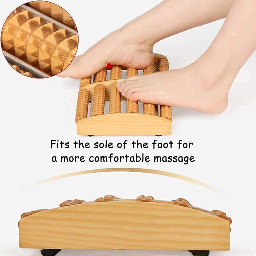 Wooden Foot Massage Roller